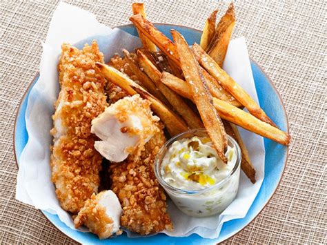 Baked Fish and Chips Recipe | Food Network Kitchen | Food Network