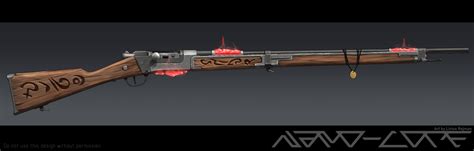 ArtStation - Magic enhanced Lebel Model 1886 rifle