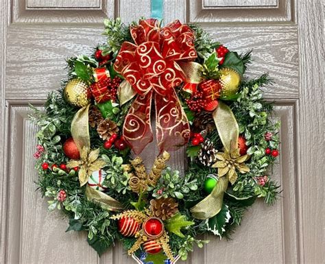 Christmas Wreaths/ Holiday Wreath/ Front Door Wreaths/ - Etsy