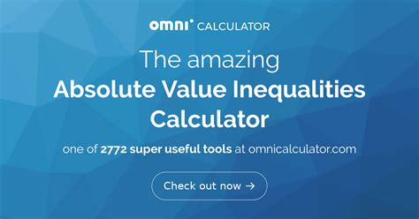 Absolute Value Inequalities Calculator + Steps