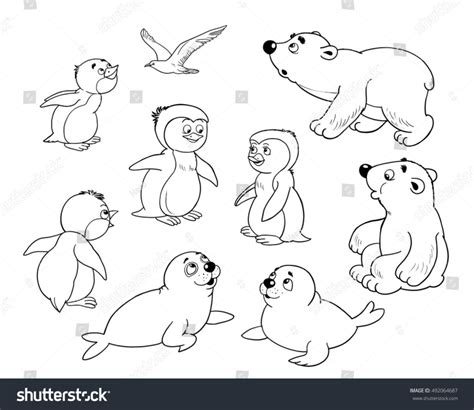 Arctic Animals Coloring Pages at GetColorings.com | Free printable ...