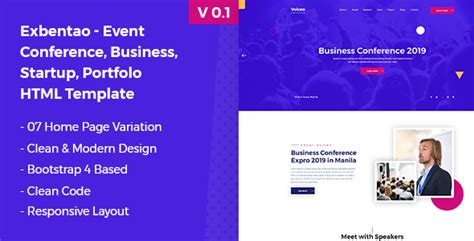 Eventam- Event and Conference Template bootstrap-4 | Bootstrap4