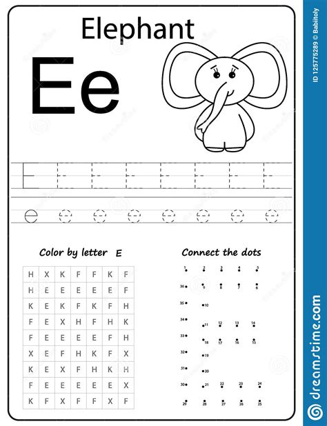 Alphabet E Worksheets Kindergarten | AlphabetWorksheetsFree.com