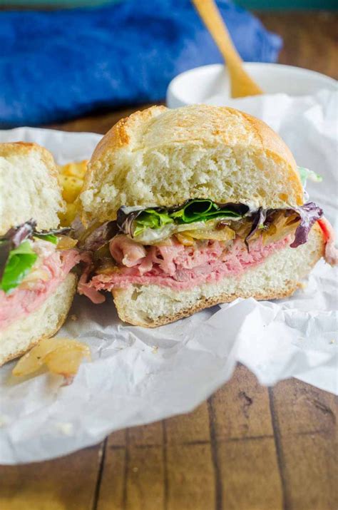 Roast Beef Sandwich with Horseradish Cream Sauce