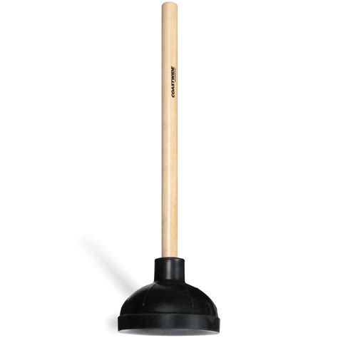 COASTWIDE 20" Toilet Plunger Black CW56805 - Walmart.com