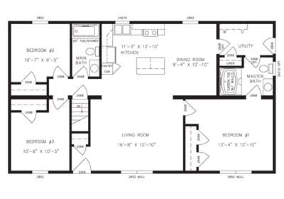 Ranch Style Modular Homes Floor Plans | Viewfloor.co