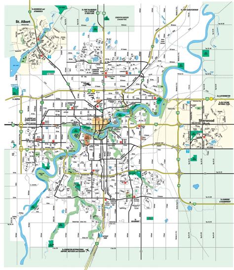 Edmonton Topo Map Free Online, Nts 083H, Ab - Printable Map Of Edmonton ...