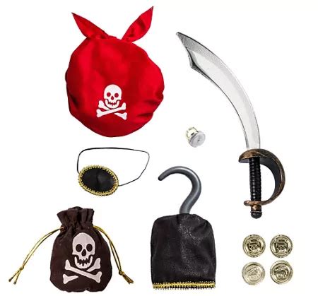 Create Your Own Girls' Pirate Costume Accessories - Party City