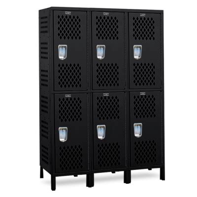 Double Tier Athletic Storage Lockers | SchoolLockers.com