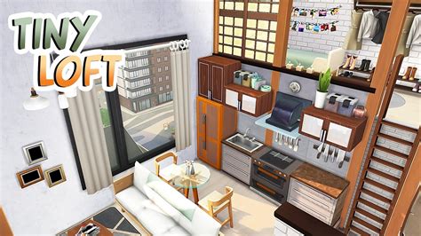 TINY LOFT 💕 | The Sims 4: Apartment Renovation Speed Build - YouTube