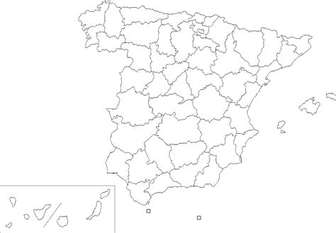 File:Provinces of Spain (Blank map).png - Wikimedia Commons