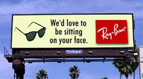 Ray-ban (With images) | Funny billboards, Funny road signs, Funny signs