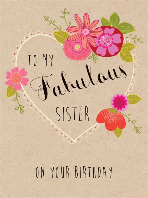 21+ Happy Birthday Wishes Card For Sister