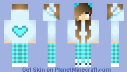 Cute Animal Pajama Girl Minecraft Skin