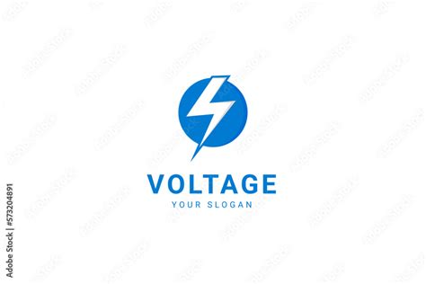 Volt Electric Bolt Storm Flash For Electric Voltage Power Industry Logo ...