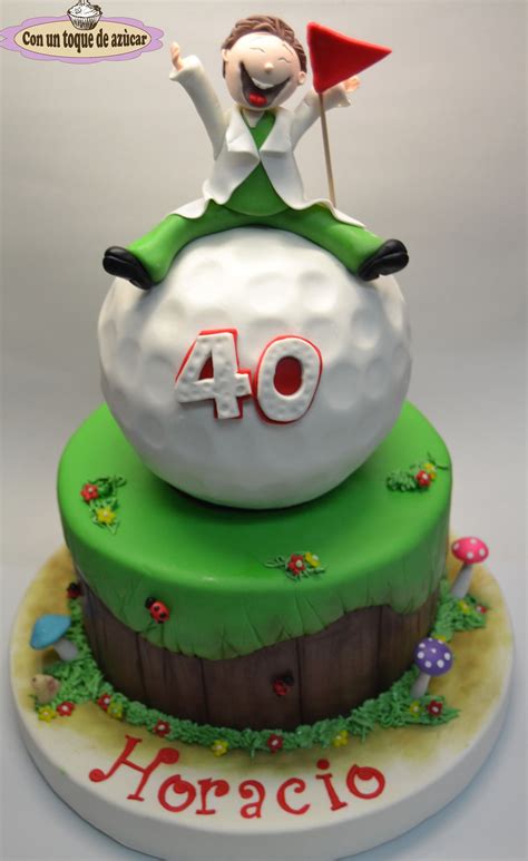 Fondant golf cake, ball golf cake, golf cake, tarta golf, tarta golf ...