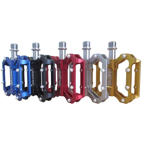 BMX Bike MTB Pedals 9/16" Aluminium Alloy Roas Pedals Ultralight ...