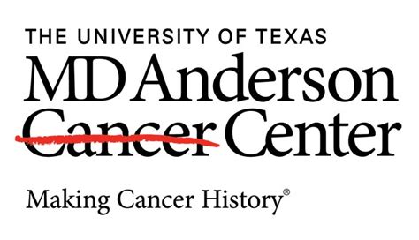 New Logo Features Strike Through Cancer | MD Anderson Cancer Center