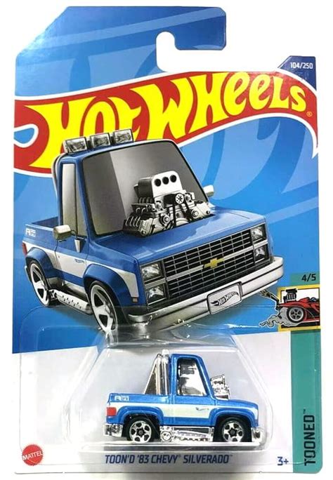 Hot Wheels Toon'd '83 Chevy Silverado (Blue) 2022 Tooned - Walmart.com