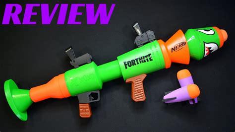 NERF Fortnite RL Foam Toy Rocket Launcher RPG Dart Gun Blaster ...