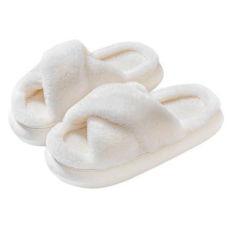 SOSUSHOE Womens Slippers House Slippers for Woman Fuzzy Slippers ...