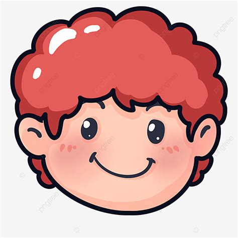 Cartoon Smiling Faces Clipart Hd PNG, Colorful Red Cartoon Smiling Face ...