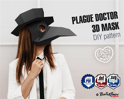 Plague Doctor Mask Pattern