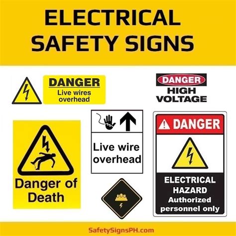 Electrical Safety Signs - SafetySignsPH.com Philippines