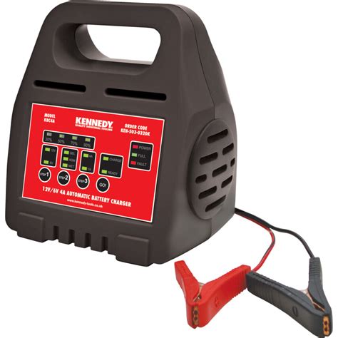 Kennedy 12V/6V 4A INTELLIGENT AUTOMATIC BATTERY CHARGER 5030320K ...