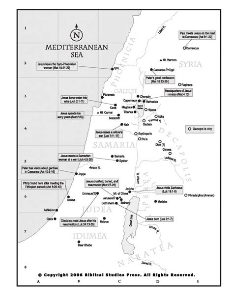 Books Of The Bible Maps- Geography And The Bible (Bible History Online ...