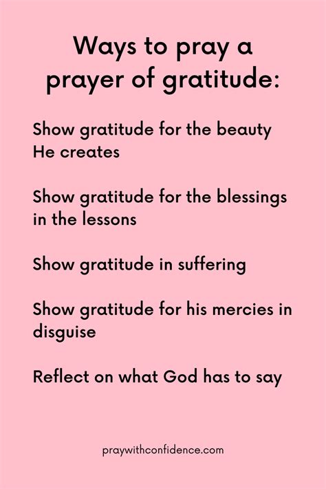 Short Prayer of Gratitude - Pray With Confidence