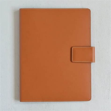 Brown Leather Portfolio - Scriptura