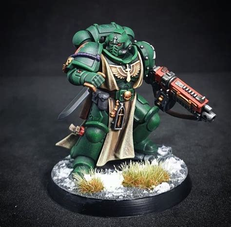 Dark Angels Lieutenant : Warhammer40k | Warhammer dark angels, Dark ...