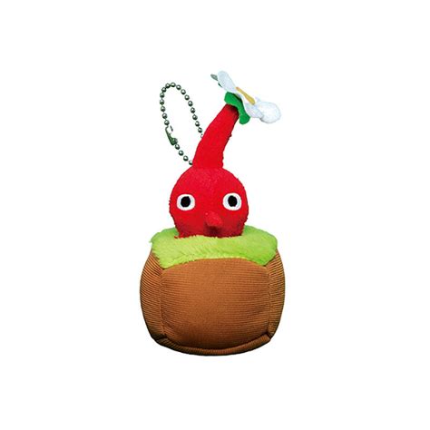 Plush Keychain Pull-Out Red Pikmin - Meccha Japan