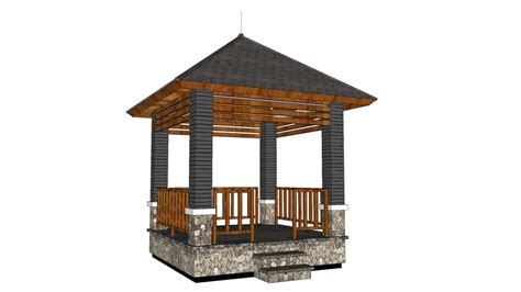 Balinese Gazebo | 3D Warehouse