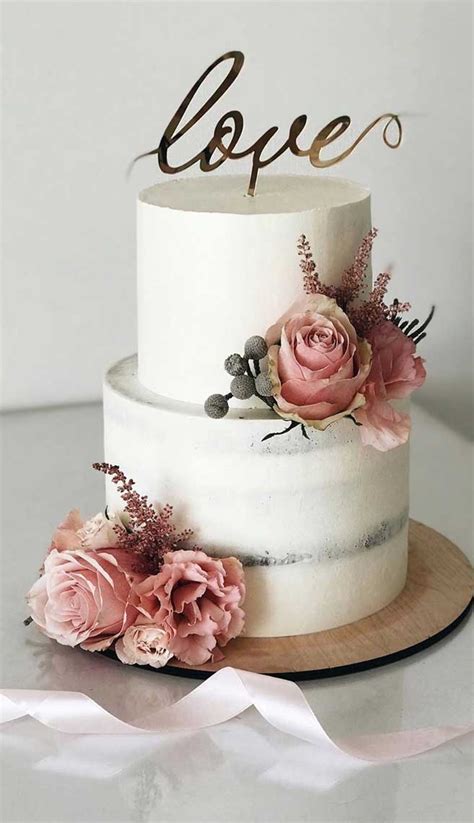 Two Tier Simple Two Tier Rustic Wedding Cake - Eur 56.65 to eur 338.86.