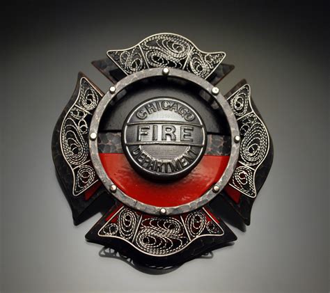 Chicago Fire Department Badges – Meghann Sottile | METALSMITH + MAKER