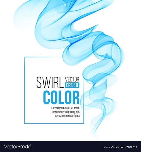 Blue swirl line abstract background Royalty Free Vector