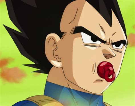 Vegeta with a space pacifier | Dragon Ball | Know Your Meme