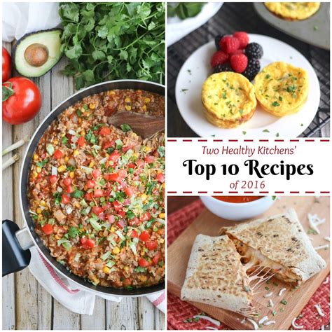 Our Most Popular Easy, Healthy Recipes of 2016 - Two Healthy Kitchens