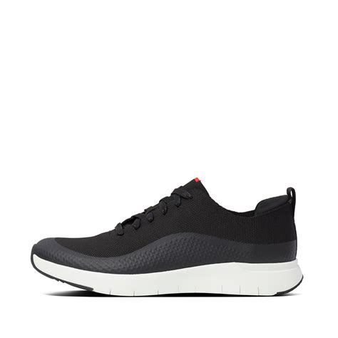 Fitflop Philippines - Fitflop Mens Sneakers Black - Fitflop Uberknit ...