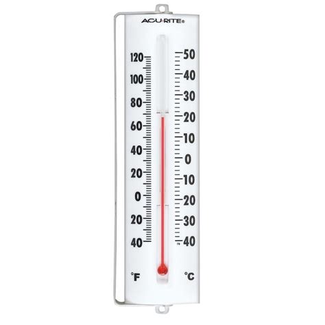 AcuRite Analog Wireless Outdoor White Thermometer in the Thermometer ...