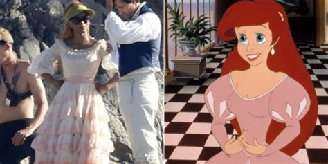 See Halle Bailey's Pink Dress as Ariel in The Little Mermaid | POPSUGAR ...