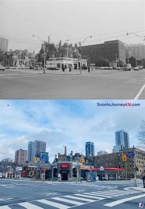 Keg Mansion in 1972 & 2023 - Toronto Then & Now