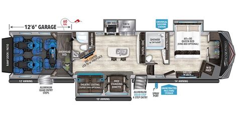 Grand Design Toy Hauler Floor Plans - floorplans.click