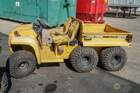 John Deere 6X6 Gator, Diesel, Manual Dump Bed (Inoperable) - Roller ...