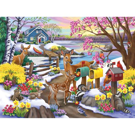 Spring Special Delivery 300 Large Piece Jigsaw Puzzle | Bits and Pieces