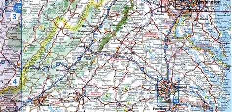 Map route interstate highway I-64 Missouri, Illinois, Indiana, Virginia ...