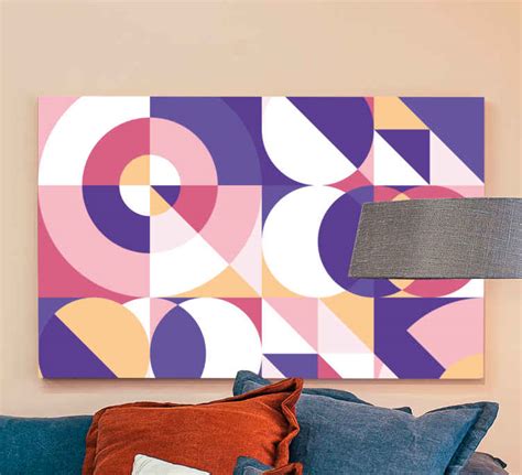 Abstract figures geometric art geometric wall canvas - TenStickers