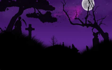 Purple Halloween Wallpapers - Wallpaper Cave